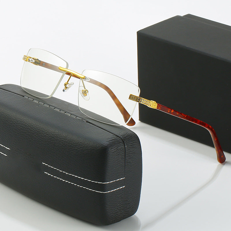 Damen elegante Sonnenbrille mit stilvollem Metallrahmen Karnz