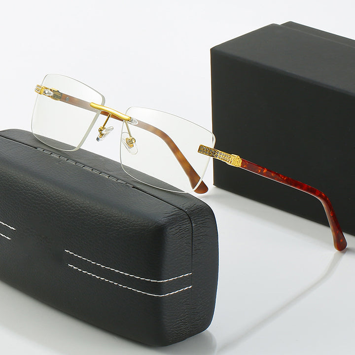 Damen elegante Sonnenbrille mit stilvollem Metallrahmen Karnz