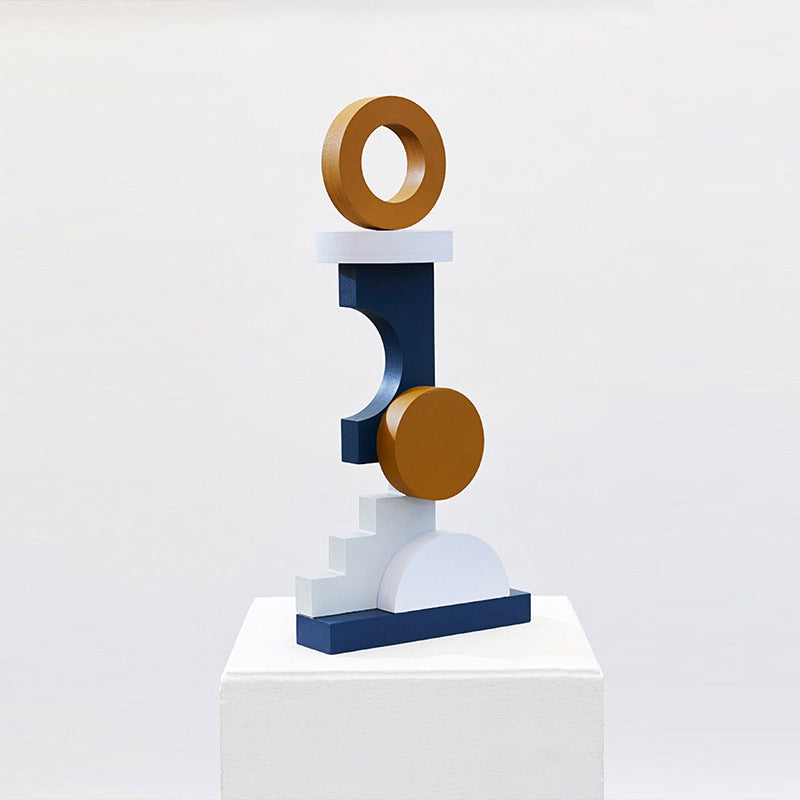 Abstrakte dekorative Band-Skulptur