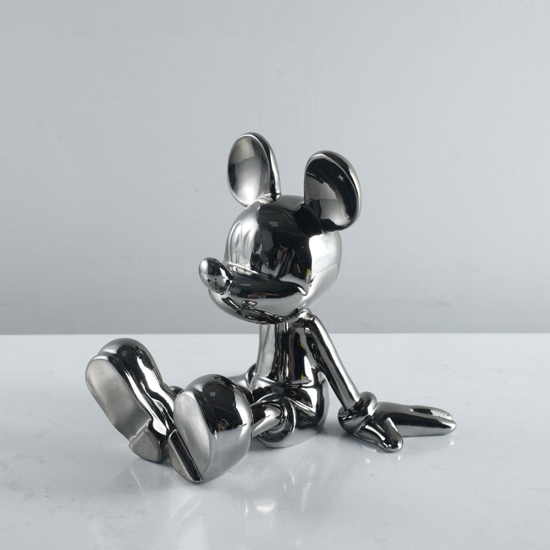 Künstlerische Chromfigurine