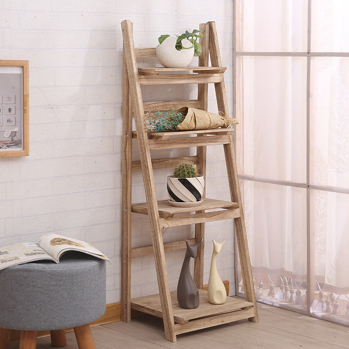 Mehrstufiges Holzleitershelf Karnz