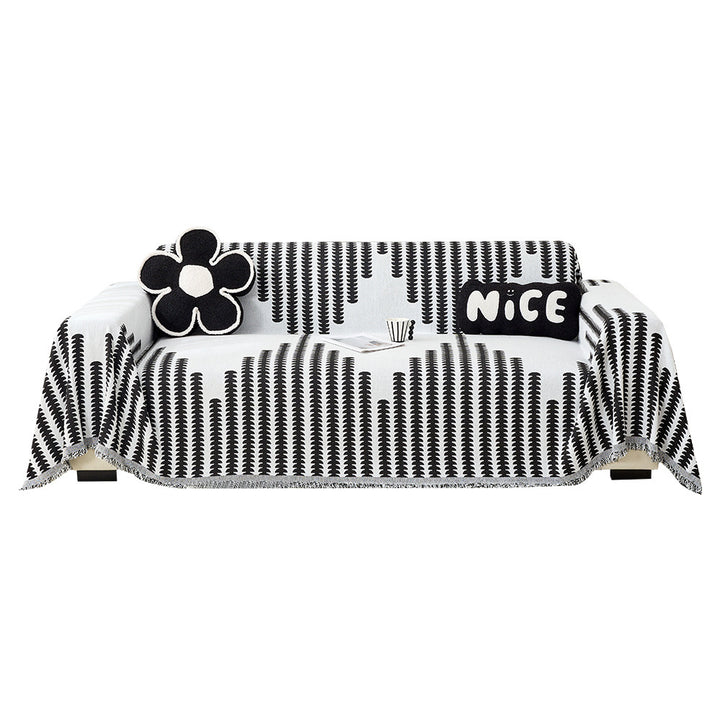 Gemütliche dekorative Fransen-Sofa-Wurfdecke