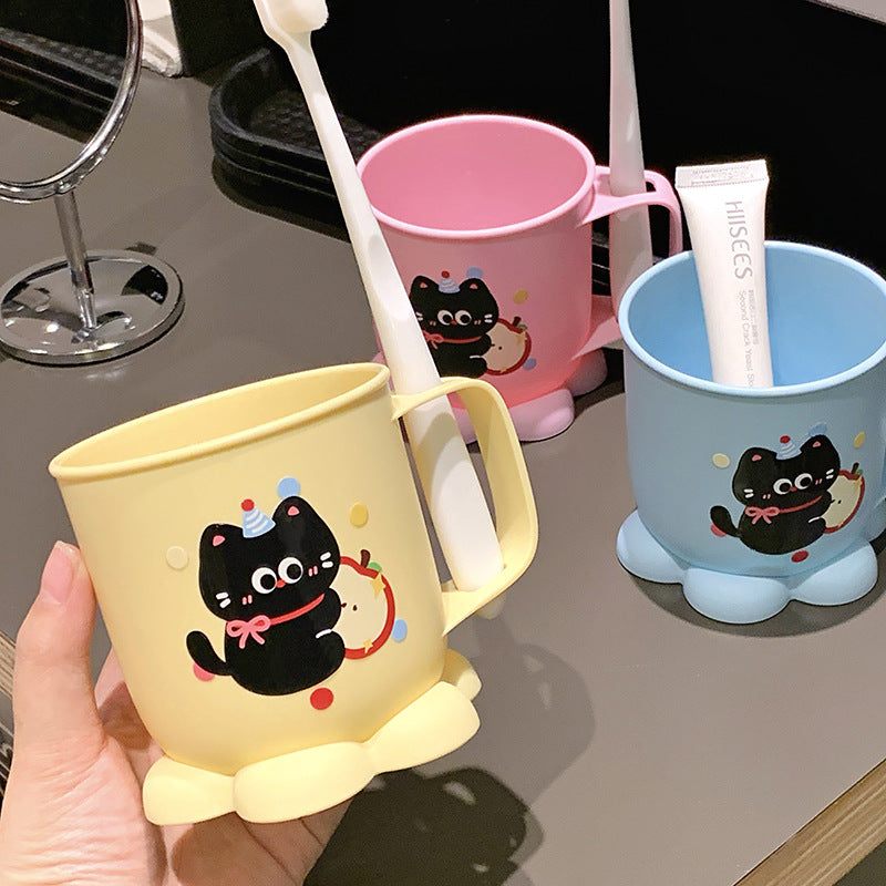 Keramiktasse mit Liebevollem Katzenmotiv Karnz