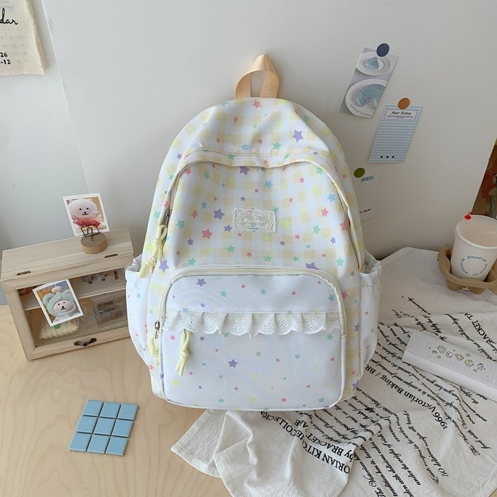 Stylischer Rucksack mit Sternen-Druck