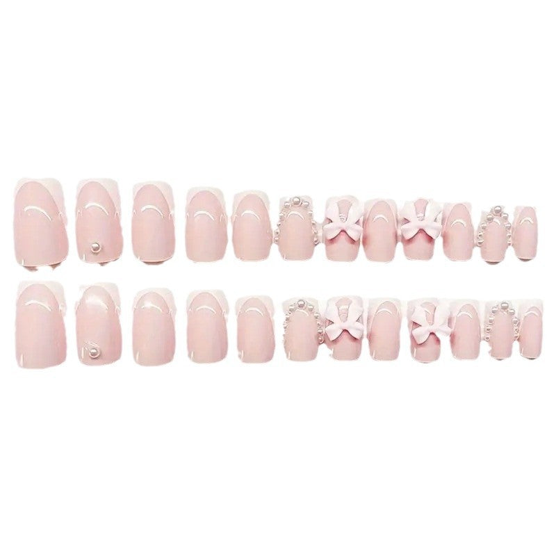 Blumenverziertes Acryl-Nagelkunst-Set Karnz