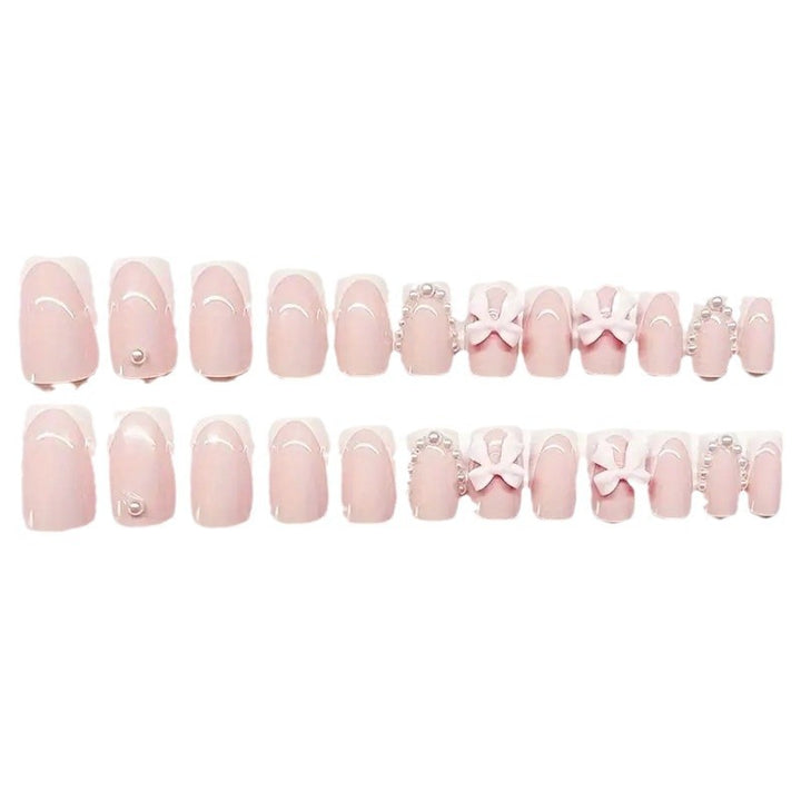 Blumenverziertes Acryl-Nagelkunst-Set Karnz
