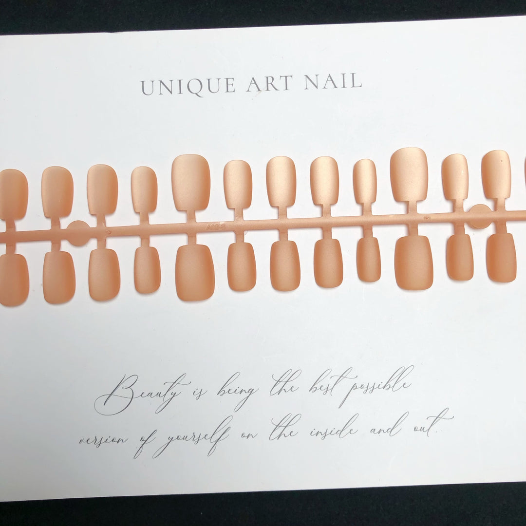 Mattes Finish Press-On Nagelset