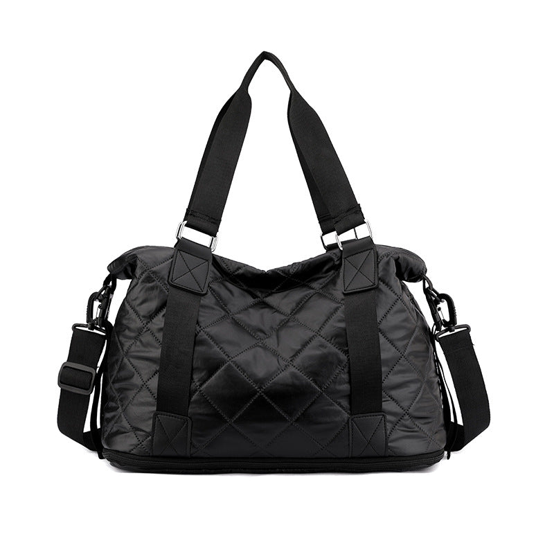 Stilvolle gesteppt Sport-Duffel-Tasche Karnz