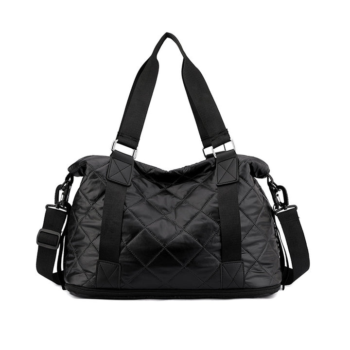 Stilvolle gesteppt Sport-Duffel-Tasche Karnz