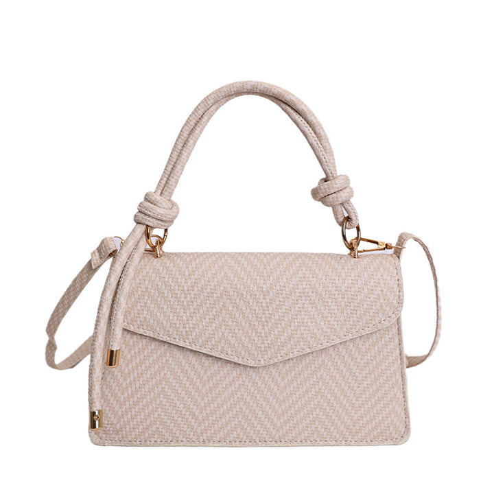 WoElegant Texturiertes Stoffhandtasche Karnz