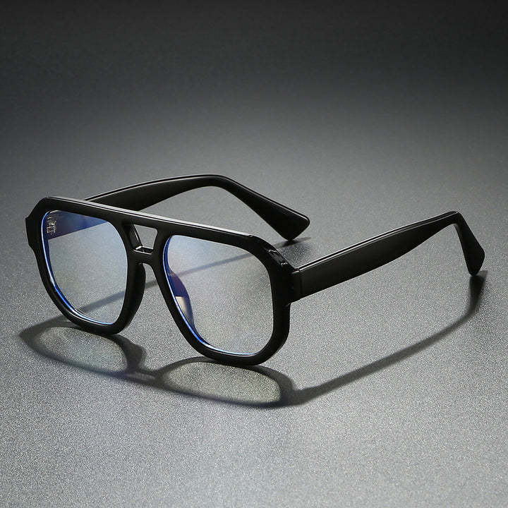Damen Sonnenbrille im modernen urbanen Design mit breitem Rand Karnz