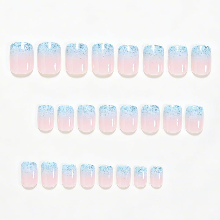 Glitter Ombre Nail Art Karnz