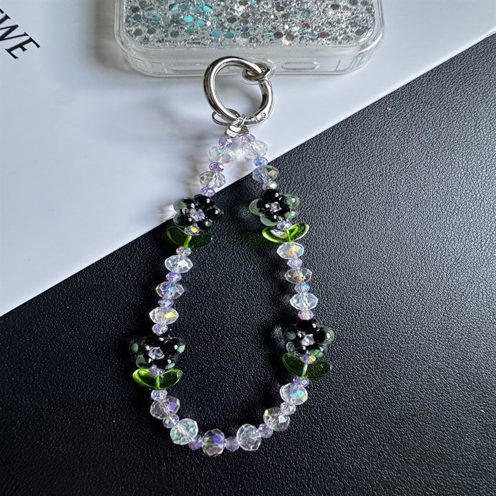 Floral Perlen Schlüsselanhänger Kette Karnz