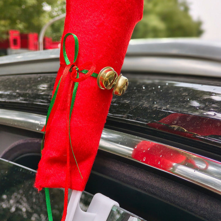 Lustige Weihnachts-Rentierhörner mit Ball