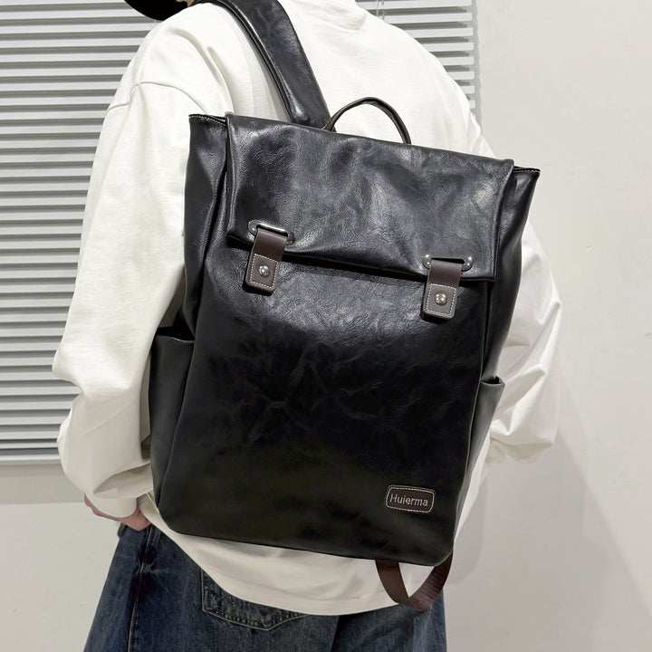 Modischer Leder Rucksack Karnz