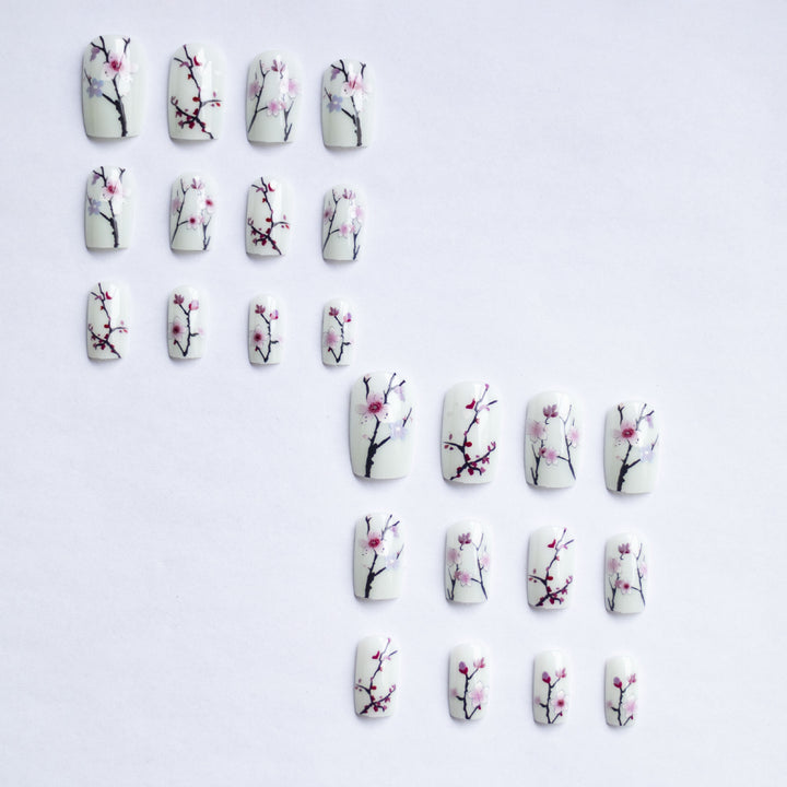 Floral Kirschblüten Nagelkunst Set