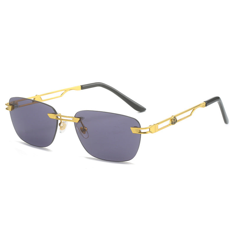 Damen Designer Sonnenbrille mit elegantem Metallrahmen Karnz