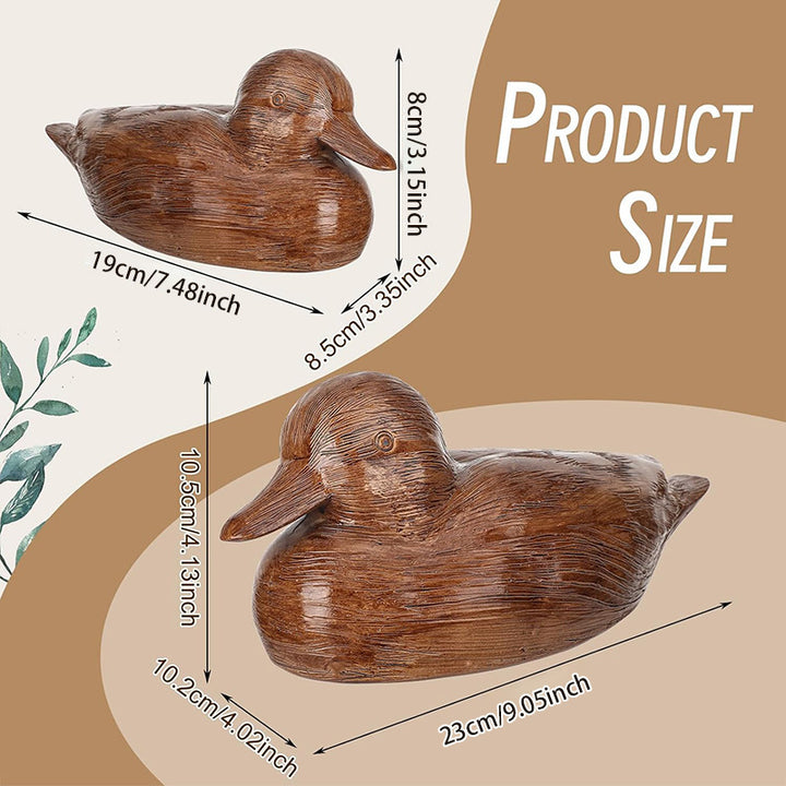 Dekorative Entenfiguren Karnz