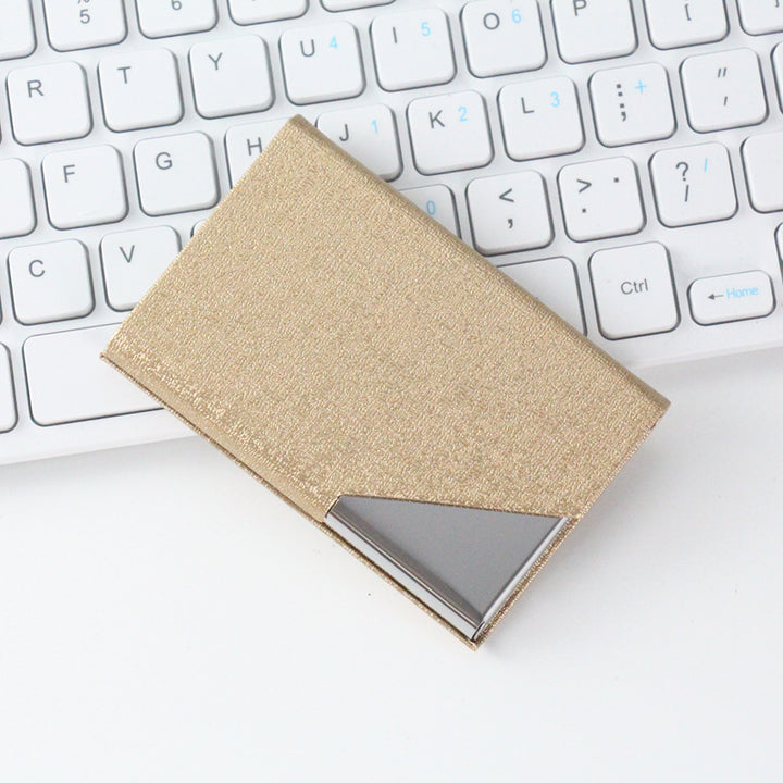 Premium Elegantes RFID-blockierendes Visitenkartenetui