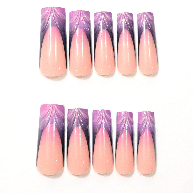 Künstlerische Acryl-Nagelerweiterungen Karnz