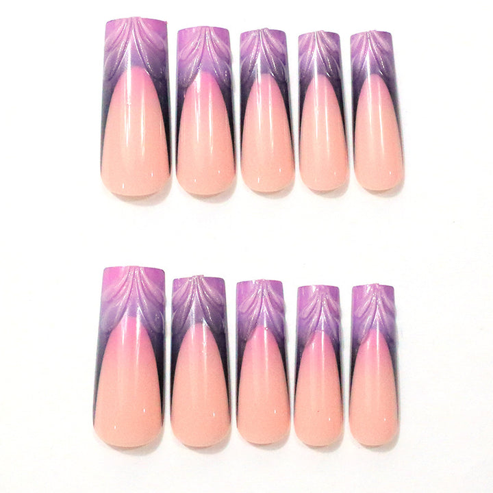 Künstlerische Acryl-Nagelerweiterungen Karnz
