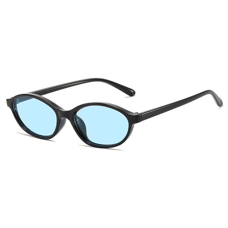 Elegante Vintage-inspirierte ovale Sonnenbrillen Karnz