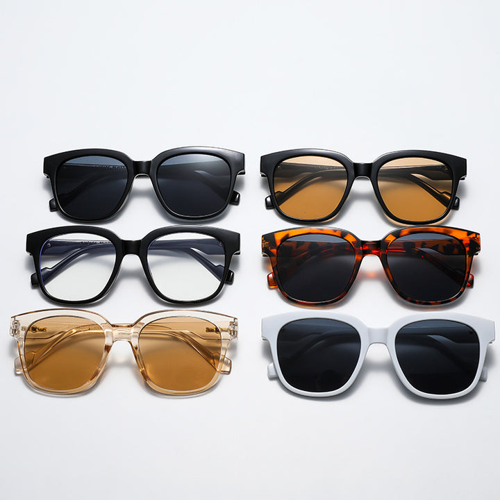 Damen Quadratische Sonnenbrille im eleganten Schildpatt-Design Karnz