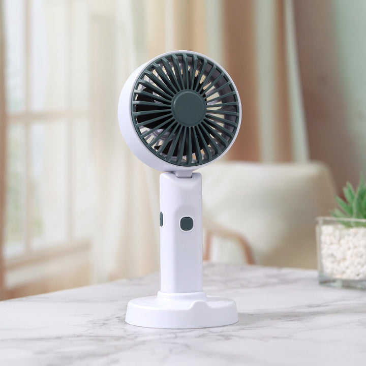 Unisex Tragbarer Tischventilator mit Aufladestation Karnz