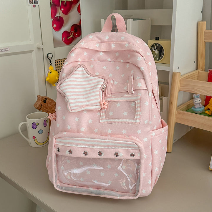 Fun Star-verzierte Freizeit-Rucksack Karnz 1791204793