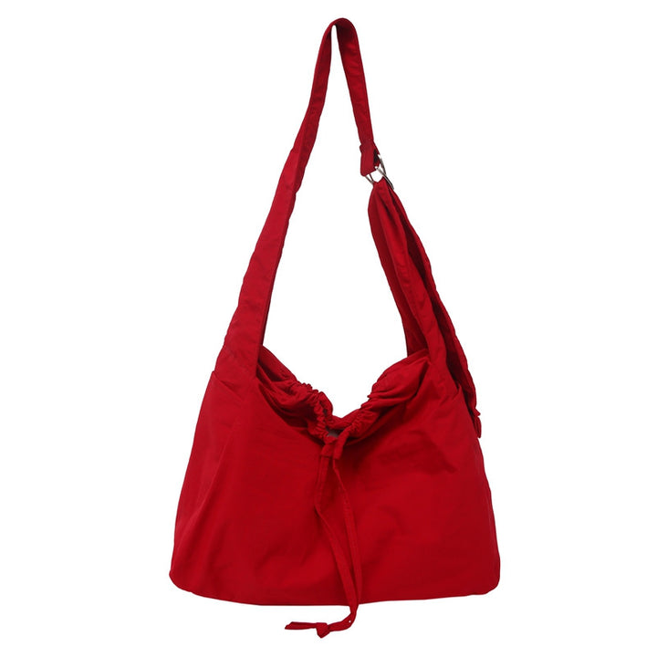 Leichtgewichtige Kordelzug Schultertasche Karnz