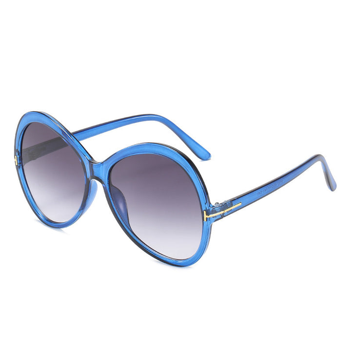 Modebewusste Übergroße Schmetterlingssonnenbrille Karnz