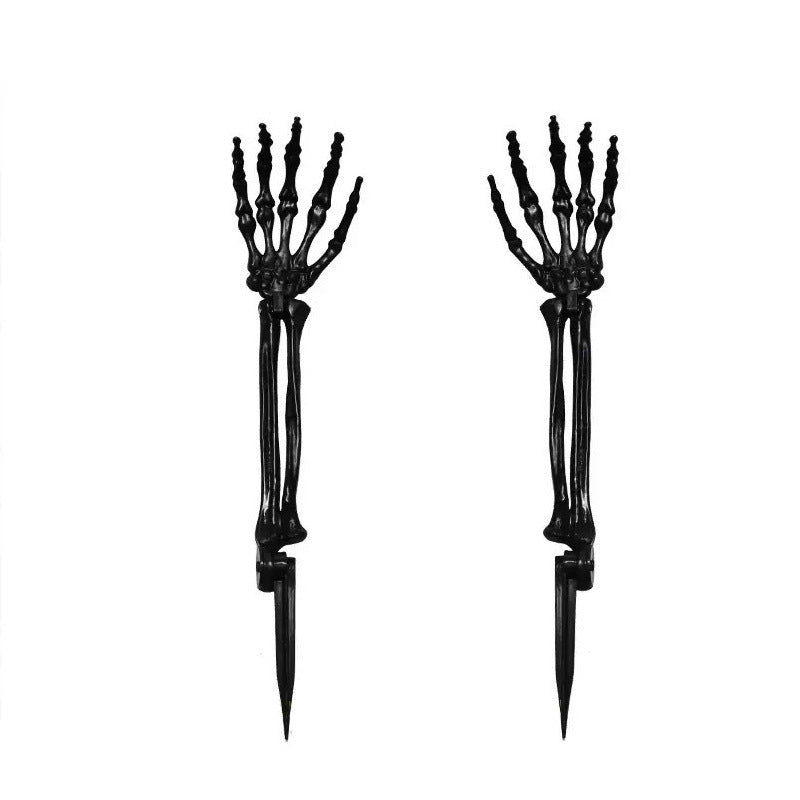 Gruselige Skelettgartenstecker