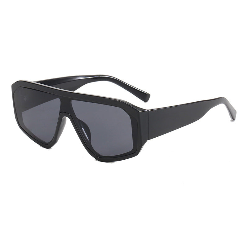 Damen oversized Sonnenbrille im modernen Design mit breitem Rahmen Karnz