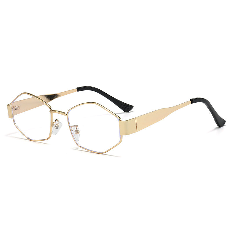 Damen modische Sonnenbrille im eleganten Sechseck-Design Karnz