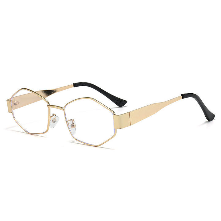 Damen modische Sonnenbrille im eleganten Sechseck-Design Karnz