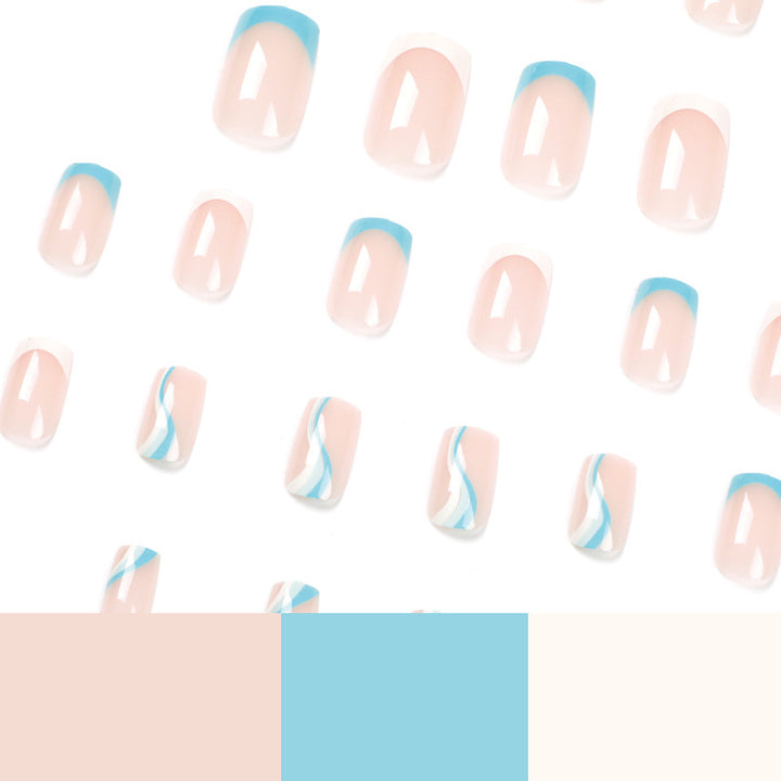 Kreative Acryl-Nägel mit eleganten Pastellmotiven Karnz