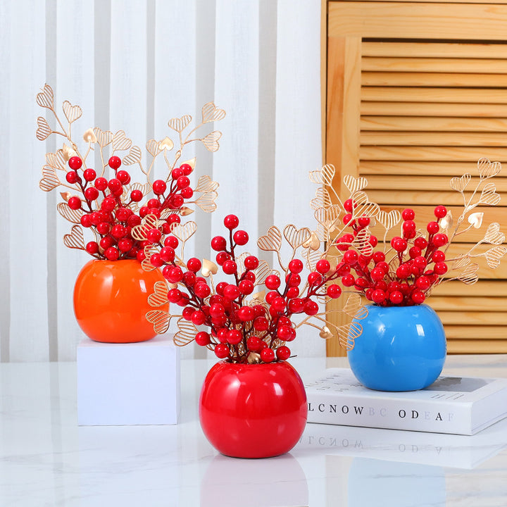 Herzförmige dekorative Blumenarrangement