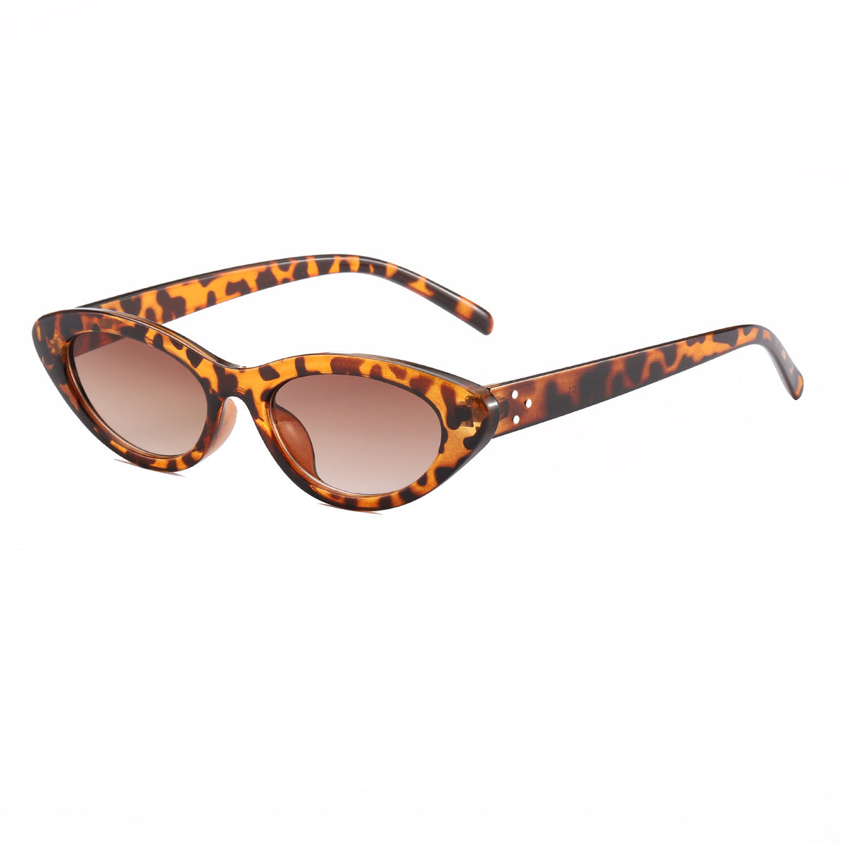 Damen Cat-Eye Sonnenbrille im eleganten Leo-Design Karnz