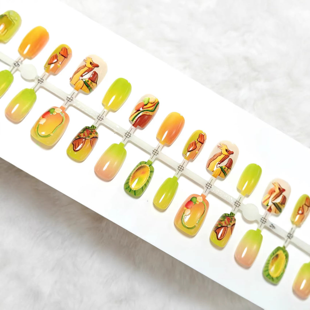 Kreative Nail Art Kunstnägel Karnz