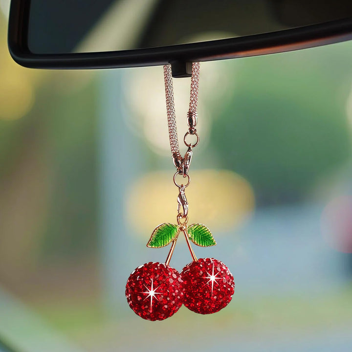 Sparkling Cherry Anhänger Halskette Karnz