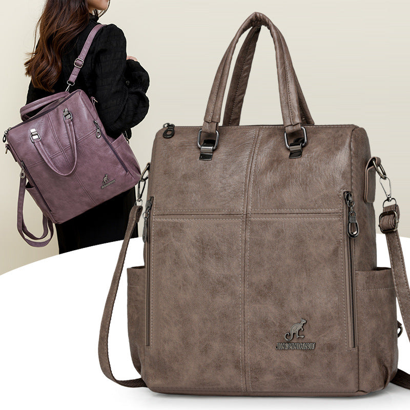 Multi-Funktionale Kunstleder-Handtasche Karnz