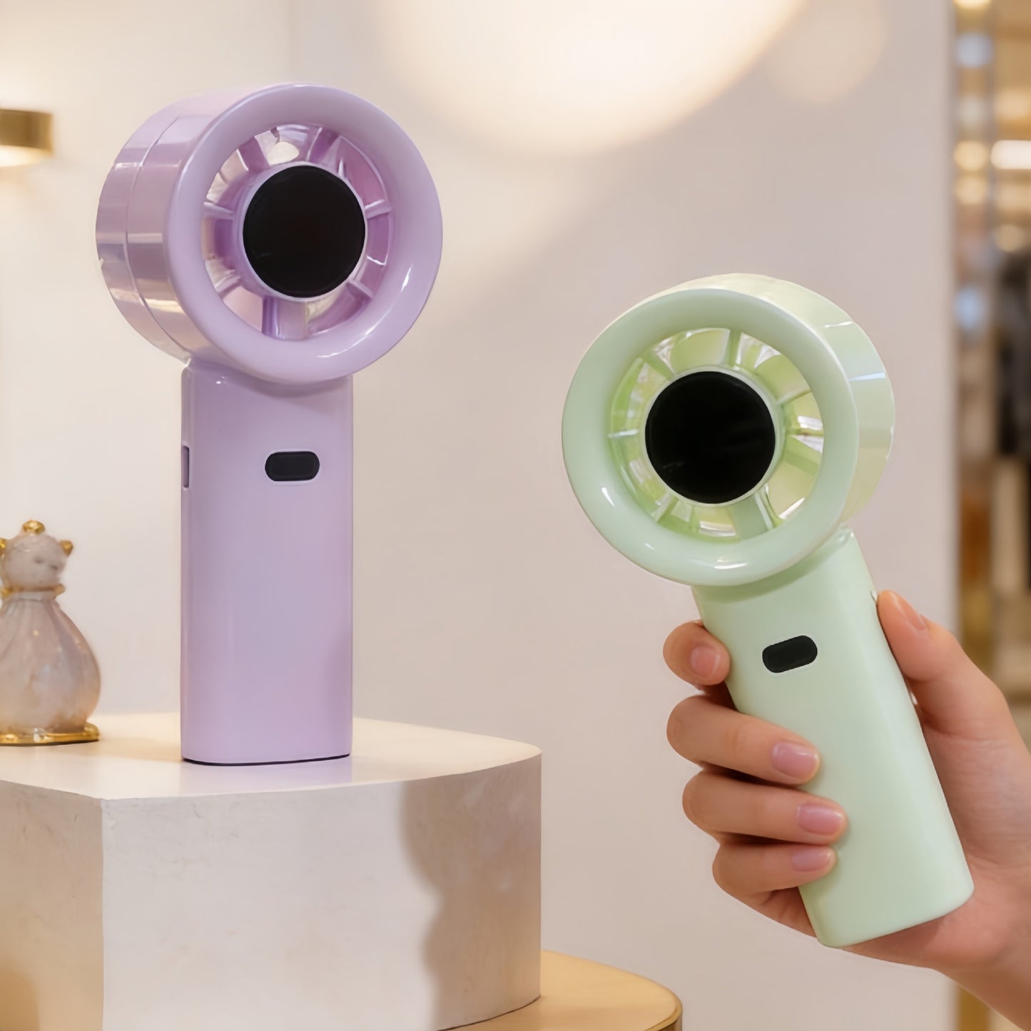 Damen Tragbarer Mini-Lüfter mit USB-Ladefunktion Karnz
