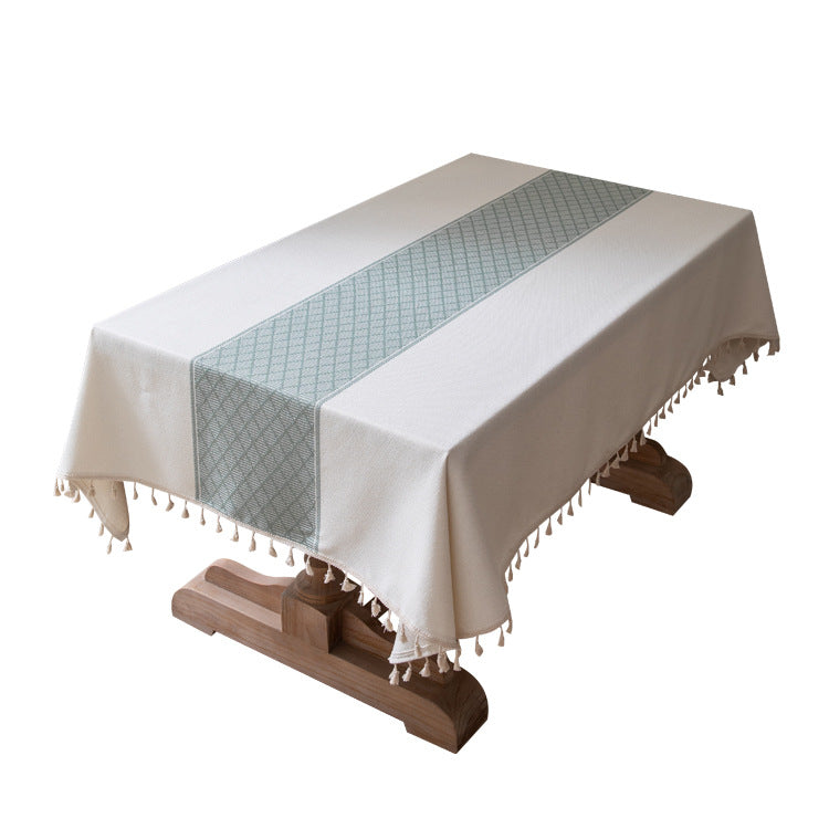 Elegante geometrische Tischdecke