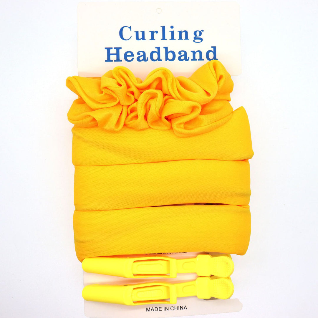 Hitzefreies Locken Stirnband Set
