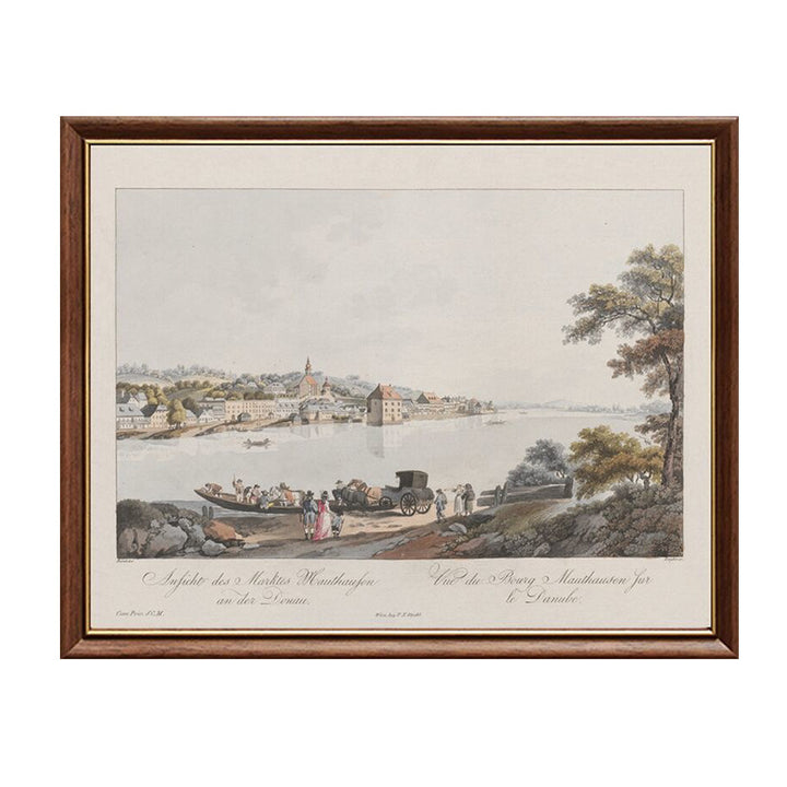 Vintage Landschaft Angepasster Druck