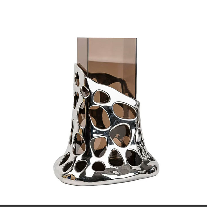 Skulpturale abstrakte dekorative Vase