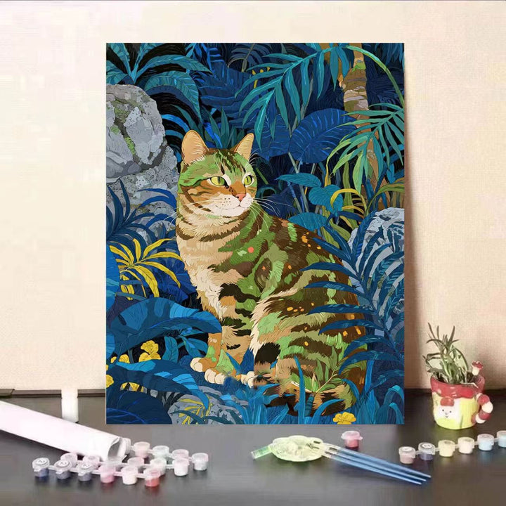 Kat-Themen Malen nach Zahlen Kunstset Karnz