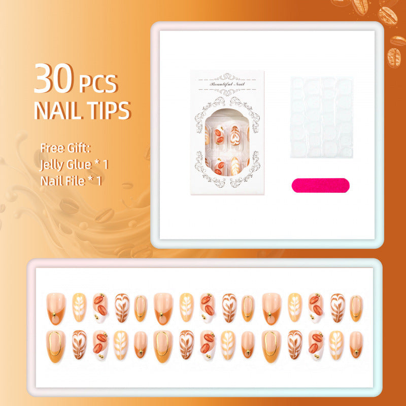 Künstlerisches abstraktes Nagelkunst-Set