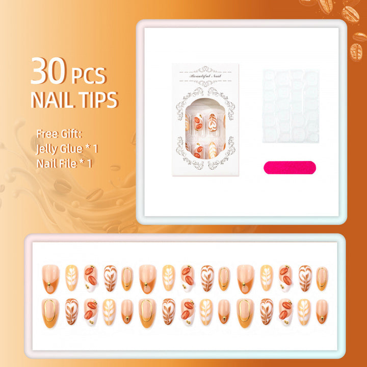 Künstlerisches abstraktes Nagelkunst-Set