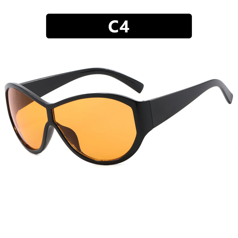 Damen Sportliche Sonnenbrille mit ergonomischem Design und UV-Schutz Karnz